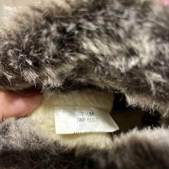 SPORTO Women's Snow Boot Size 7.5 M Burgundy Quilted Waterproof Faux Fur Lining - Picture 8 of 11